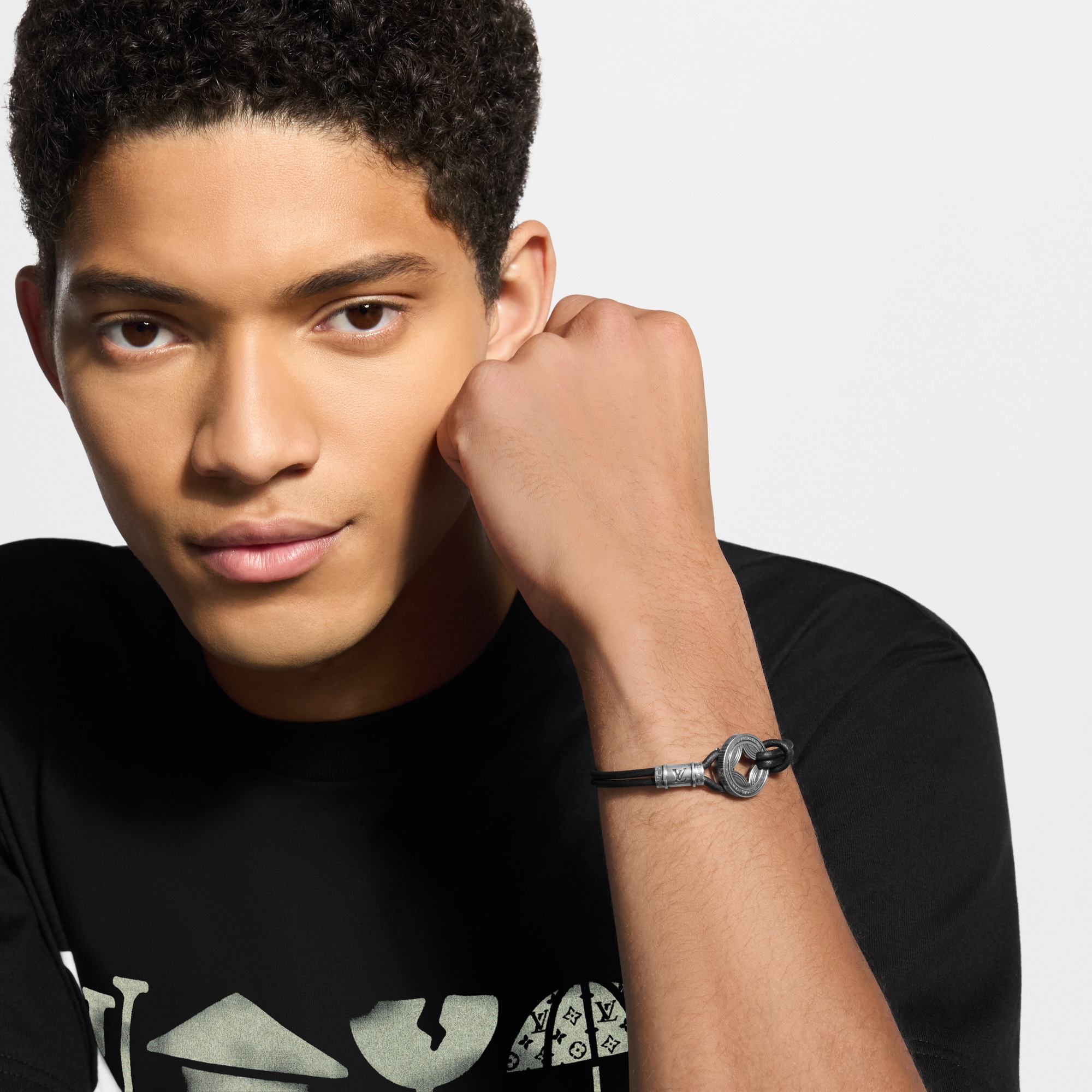 LV Tic Tac Toe Leather Bracelet - Men - Accessories | LOUIS VUITTON ®
